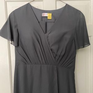 JJ House Gray Formal gown, Size14